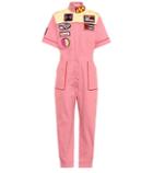 Miu Miu Embellished Cotton-blend Jumpsuit