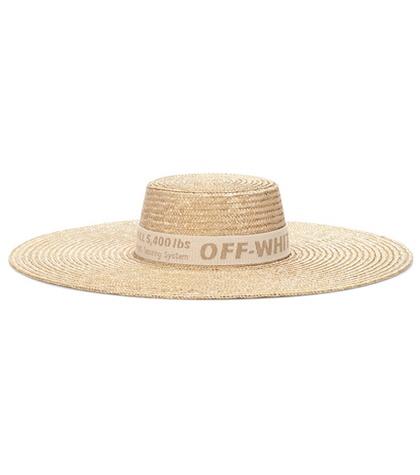 Off-white Straw Hat