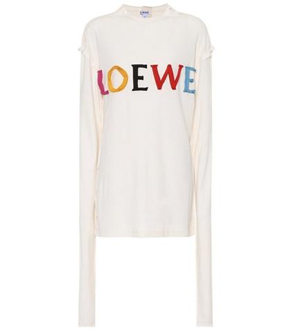 Loewe Oversized Silk And Cotton Top