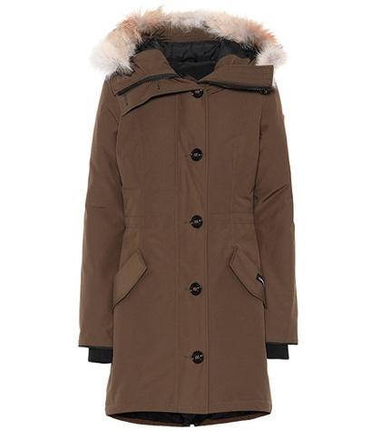 Alexander Mcqueen Rossclair Fur-trimmed Parka