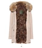 Agnona Fur-lined Cotton Parka
