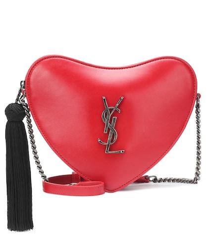 Goldsign Heart Mini Leather Shoulder Bag