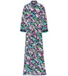 Emilio Pucci Belted Printed Silk Shirt Dress