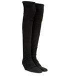 Rick Owens Suede Over-the-knee Boots