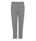 Rick Owens Plaid Knitted Wool-blend Trousers