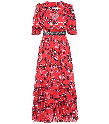Self-portrait Floral-printed Midi Dress