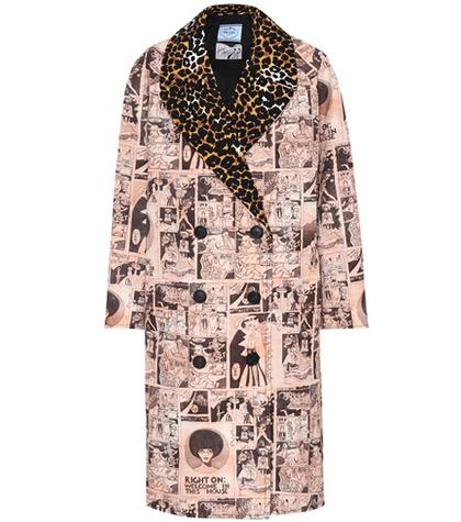 Prada Printed Cotton Coat