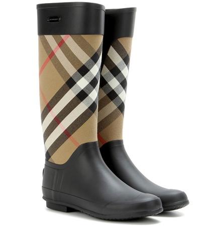Gianvito Rossi Clemence Check Rubber Boots
