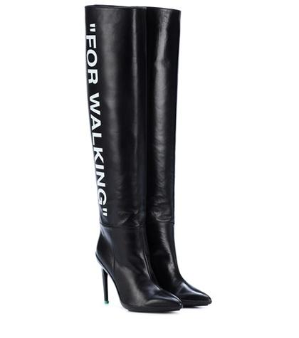 Off-white For Walking Leather Boots