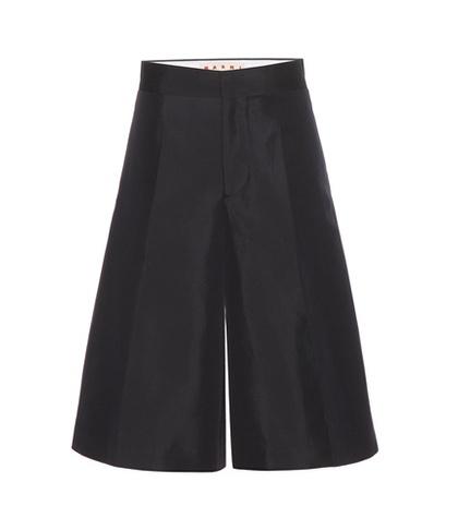 Marni Cotton And Silk-blend Culottes
