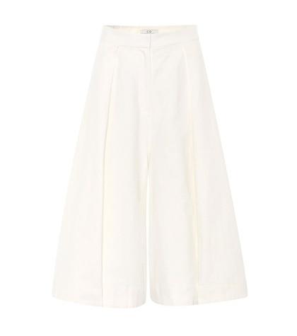 Jimmy Choo Linen And Cotton Culottes
