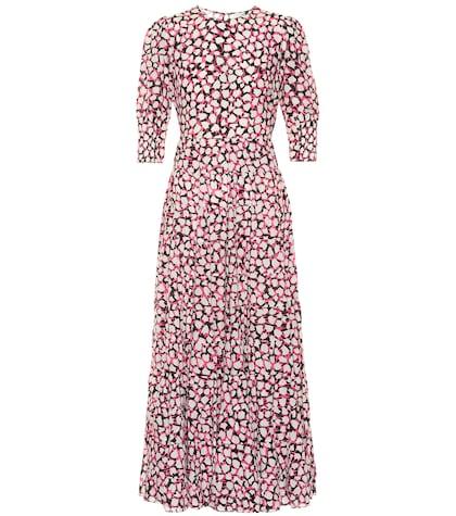 Versace Kristen Cotton And Silk Dress