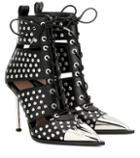 Alexander Mcqueen Studded Leather Ankle Boots