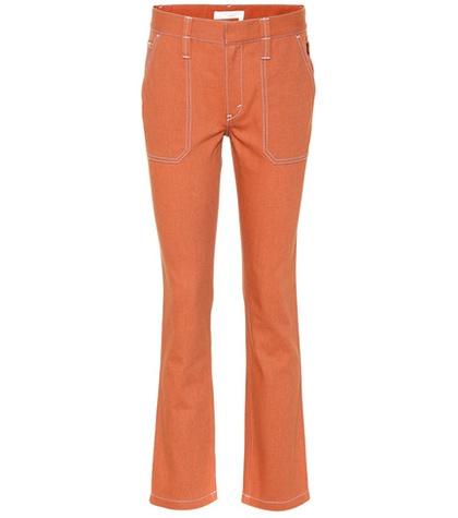 Chlo Stretch-cotton Pants
