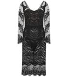 Jonathan Simkhai Lace Bustier Bodysuit Midi Dress