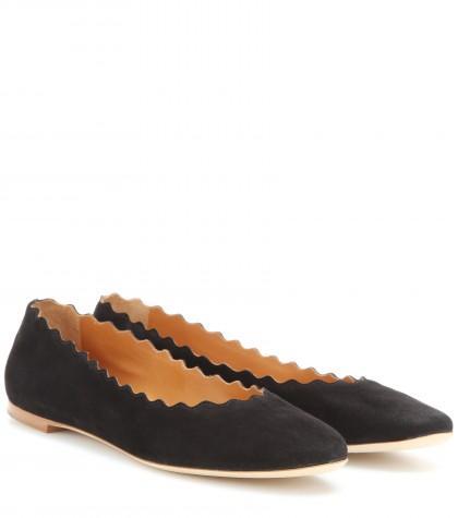 Chlo Lauren Suede Ballerinas