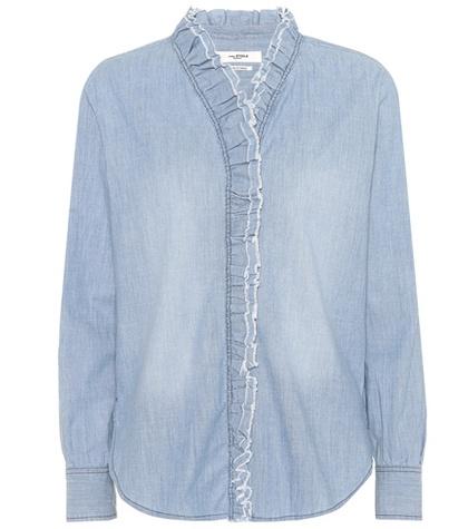 Isabel Marant, Toile Lawendy Cotton Chambray Shirt