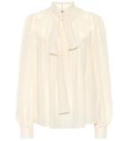 Missoni Mare Silk Crêpe De Chine Blouse