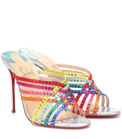 Christian Louboutin Martha 100 Embellished Sandals