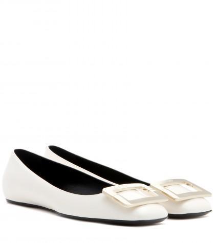 Roger Vivier Patent Leather Ballerinas