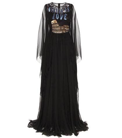 Dolce & Gabbana Embellished Silk Gown