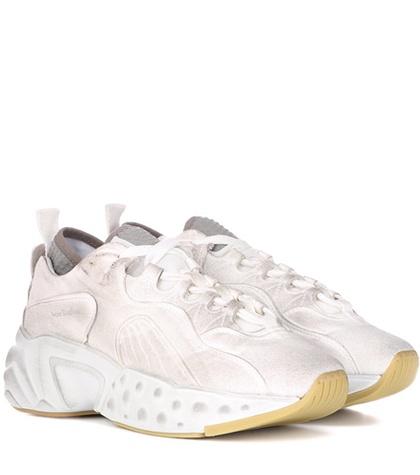 Acne Studios Manhattan Tumbled Suede Sneakers