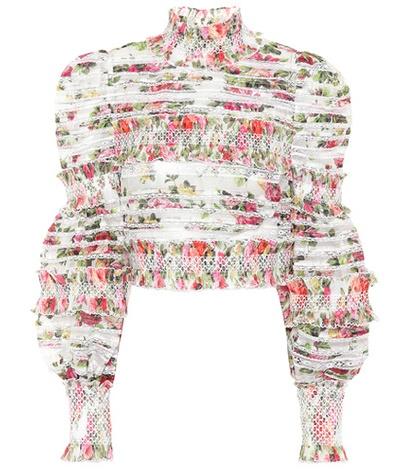 A.p.c. Radiate Linen And Silk Blouse