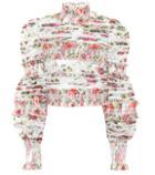 A.p.c. Radiate Linen And Silk Blouse
