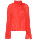Philosophy Di Lorenzo Serafini Pleated Crêpe Blouse