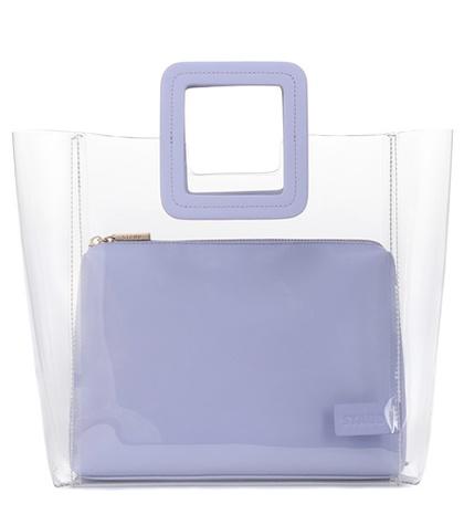 Staud Shirley Pvc And Leather Tote