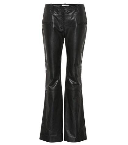 Altuzarra Leather Flare Pants
