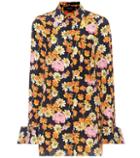 Joseph Cassidy Floral-printed Silk Shirt