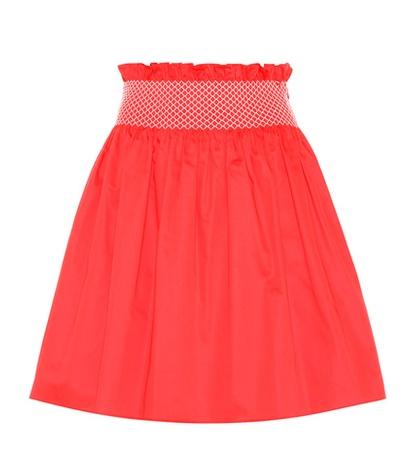Miu Miu Exclusive To Mytheresa.com – Cotton Skirt