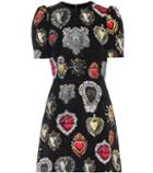 Dolce & Gabbana Printed Brocade Minidress