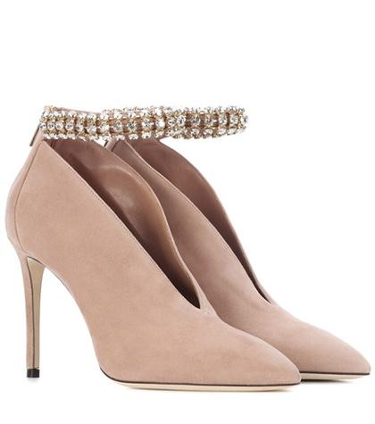 Jimmy Choo Lux 100 Suede Pumps
