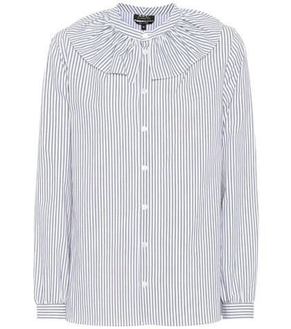 Roland Mouret Sixtine Striped Cotton Shirt