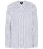 Roland Mouret Sixtine Striped Cotton Shirt