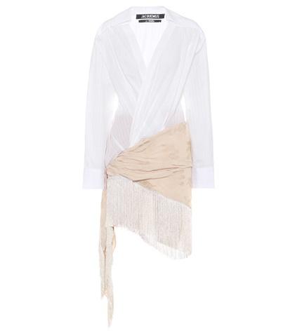 Jacquemus La Robe Pareo Fringed Mini Dress