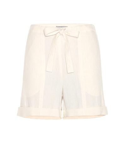 Vince Linen And Silk Shorts