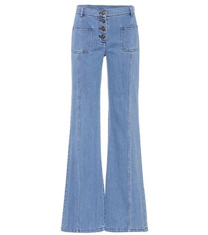 Stella Mccartney High-rise Wide-leg Jeans
