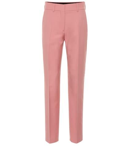 Msgm Wool-blend Straight Pants