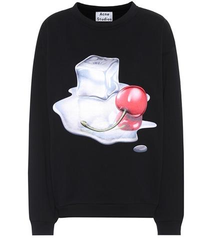 Acne Studios Flames Cotton Sweatshirt