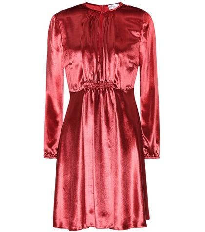 Redvalentino Silk-blend Velvet Minidress