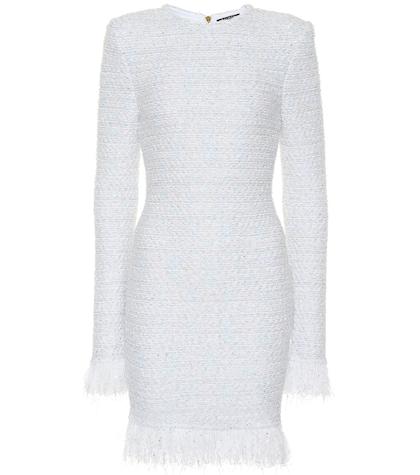 Balmain Exclusive To Mytheresa – Metallic Bouclé Dress