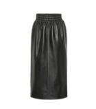 Miu Miu Leather Midi Skirt