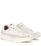 Peter Pilotto Mayfly Woven Faux-suede Sneakers