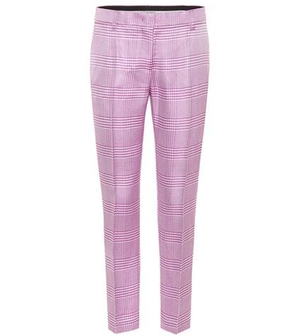 Emilio Pucci Houndstooth Straight-leg Pants