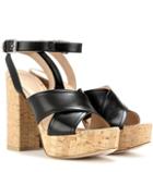 Gianvito Rossi Mytheresa.com Exclusive Suzie Leather Platform Sandals