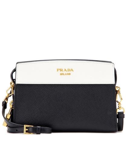 Prada Esplanade Leather Shoulder Bag