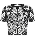 Alexander Mcqueen Jacquard Knit Top
